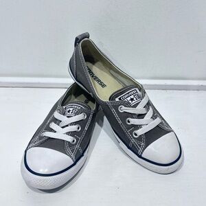 Converse Chuck Taylor All Star Ballet Lace Slip On Gray Women’s Size 6